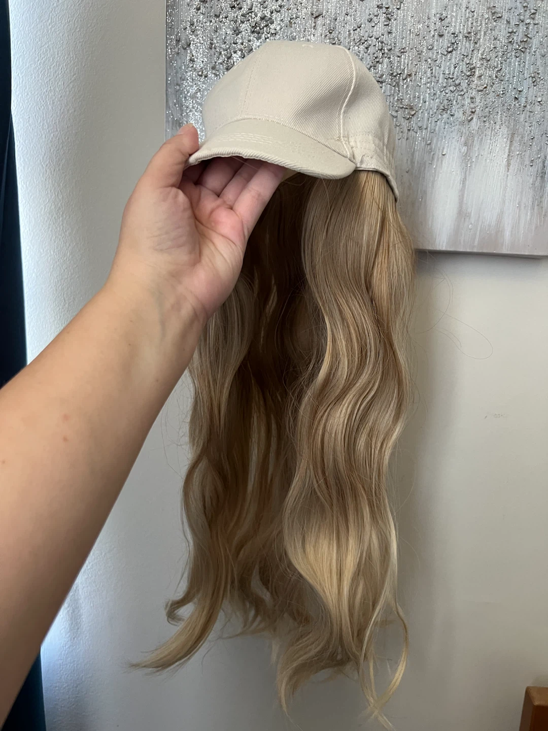 Baseball Cap Wig - Blonde