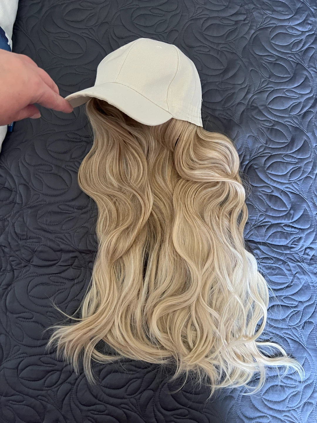 Baseball Cap Wig - Blonde - photo 2