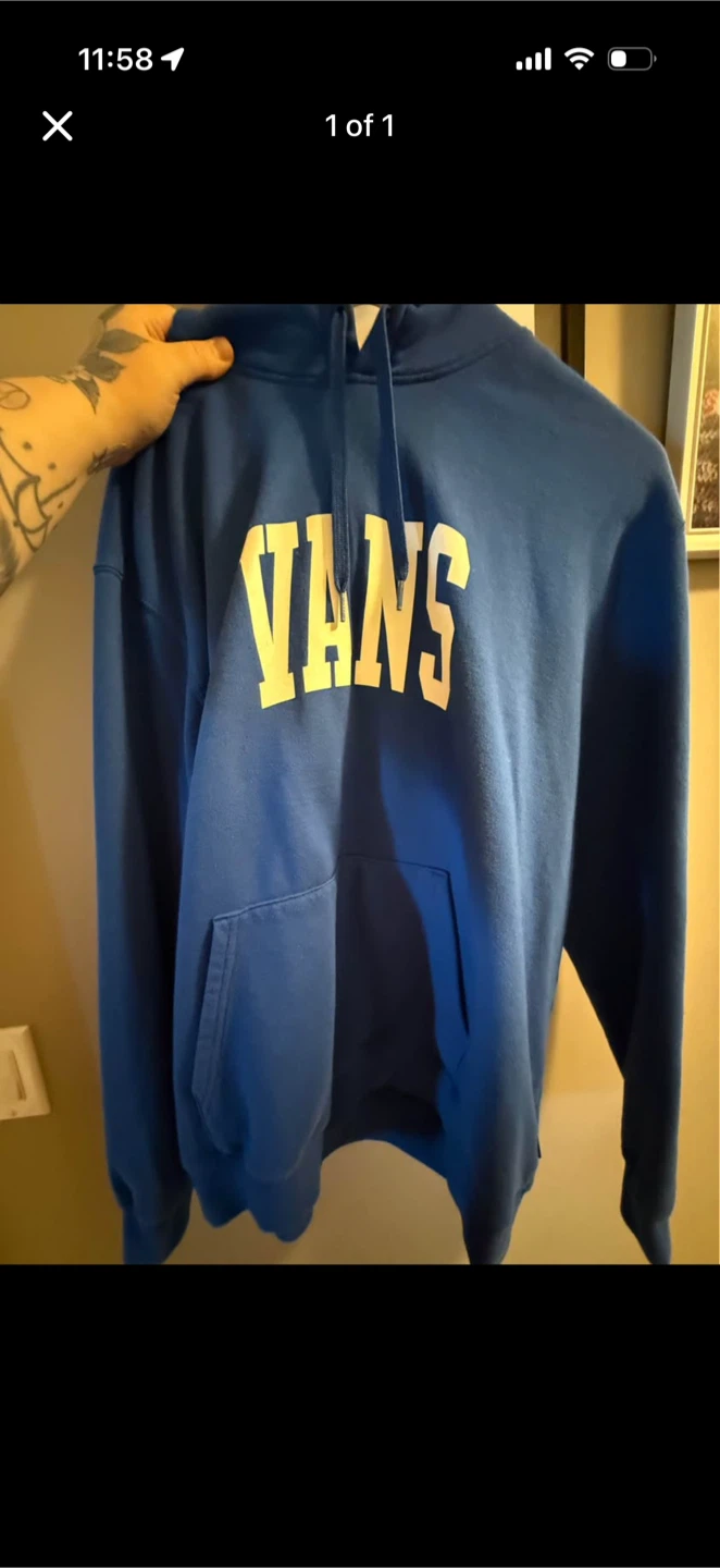 Vans Blue Hoodie