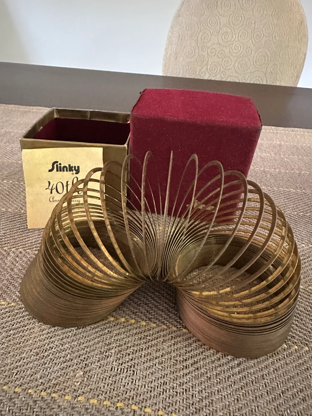 Slinky 40th Anniversary Deluxe Edition Metal Toy