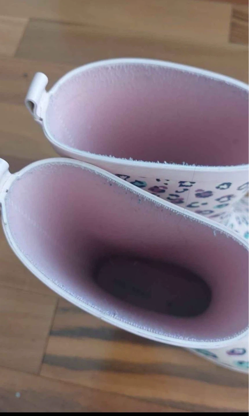 Kids Pink Leopard Print Rain Boots - photo 2