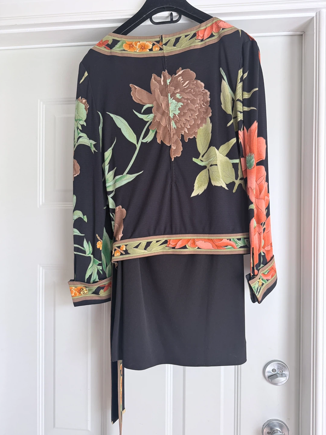 Vintage LEONARD PARIS Floral Print Long Sleeve Blouse - photo 2