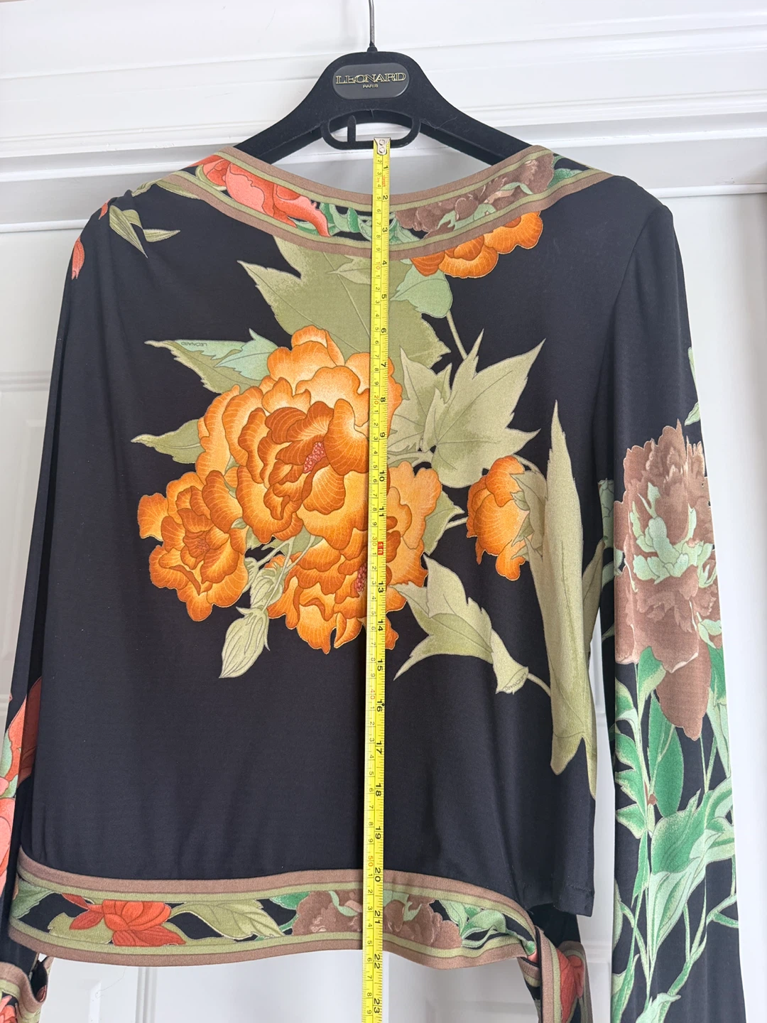 Vintage LEONARD PARIS Floral Print Long Sleeve Blouse - photo 5