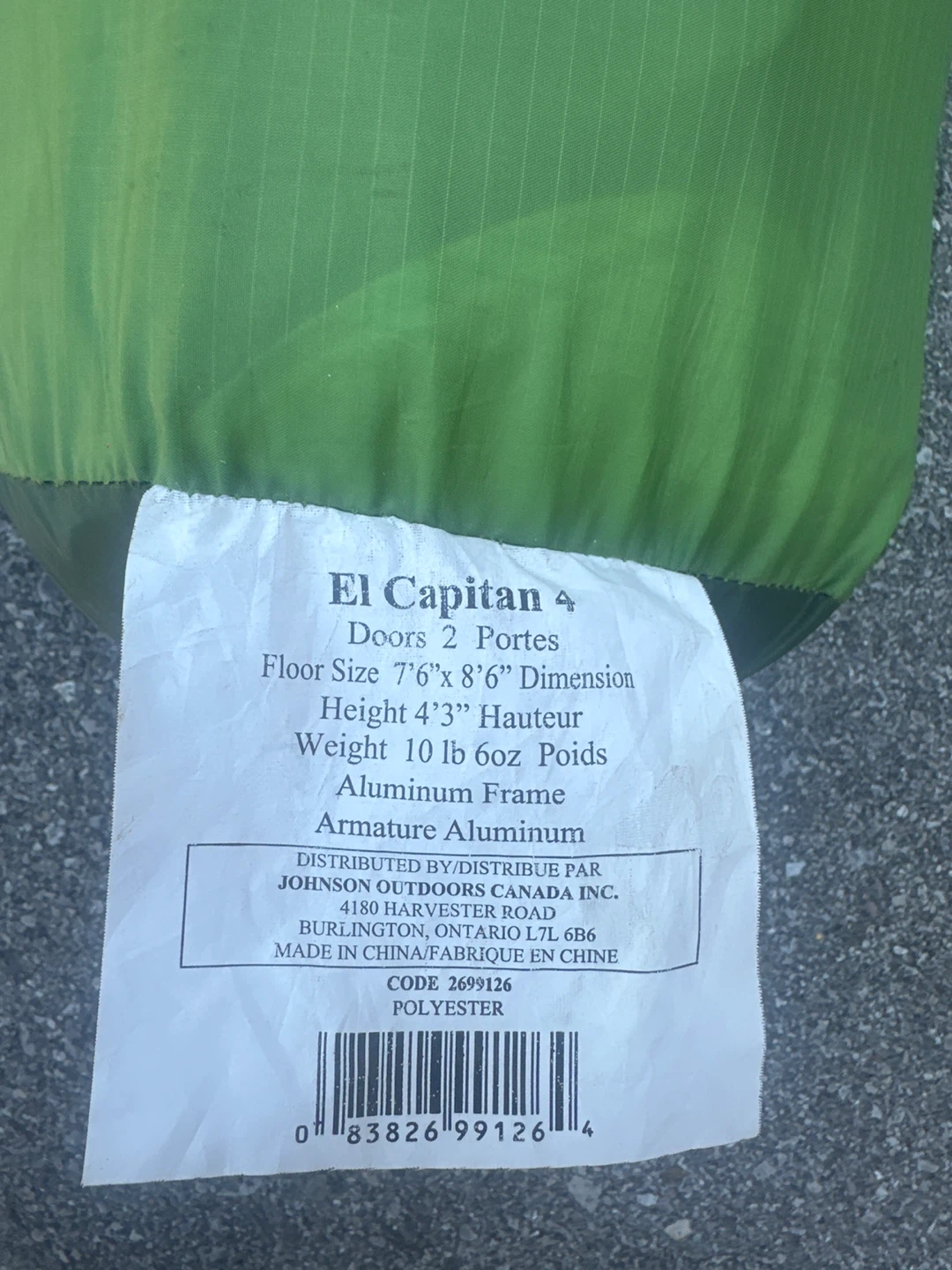 Eureka! El Capitan 4 Tent - photo 2