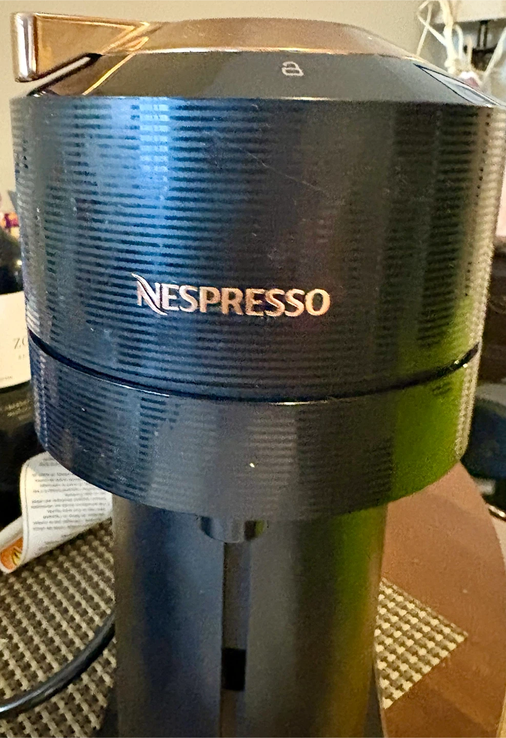 Nespresso Vertuo  Coffee Machine Black with Milk Frother