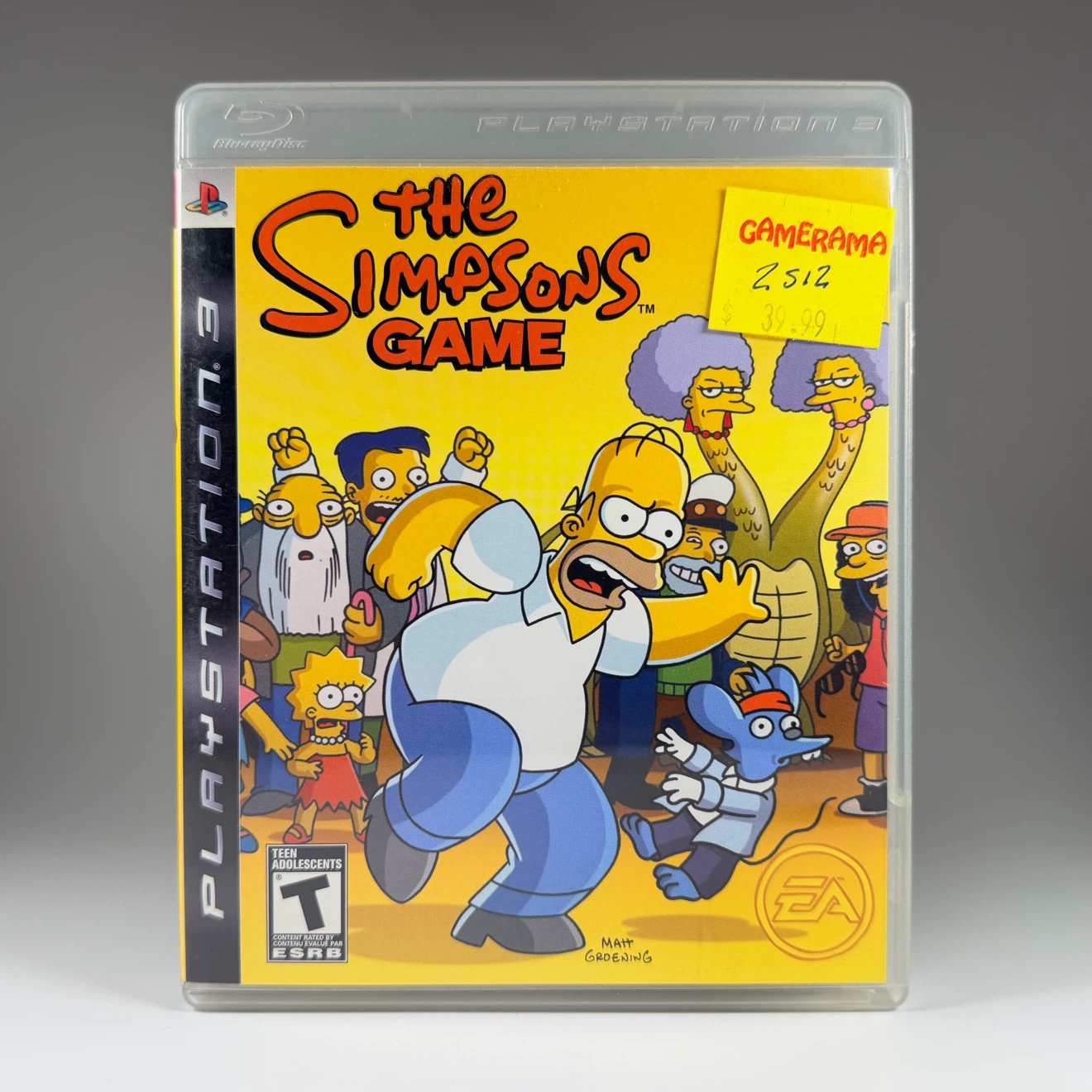 2007 PS3 Simpsons Game