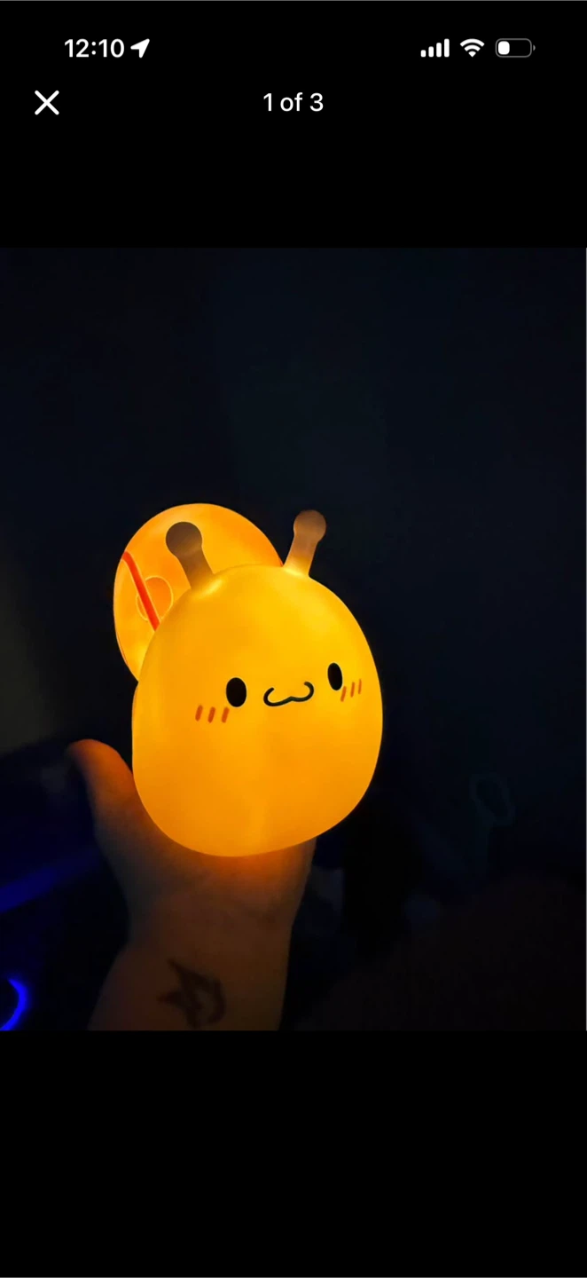 Cute Snail Night Light