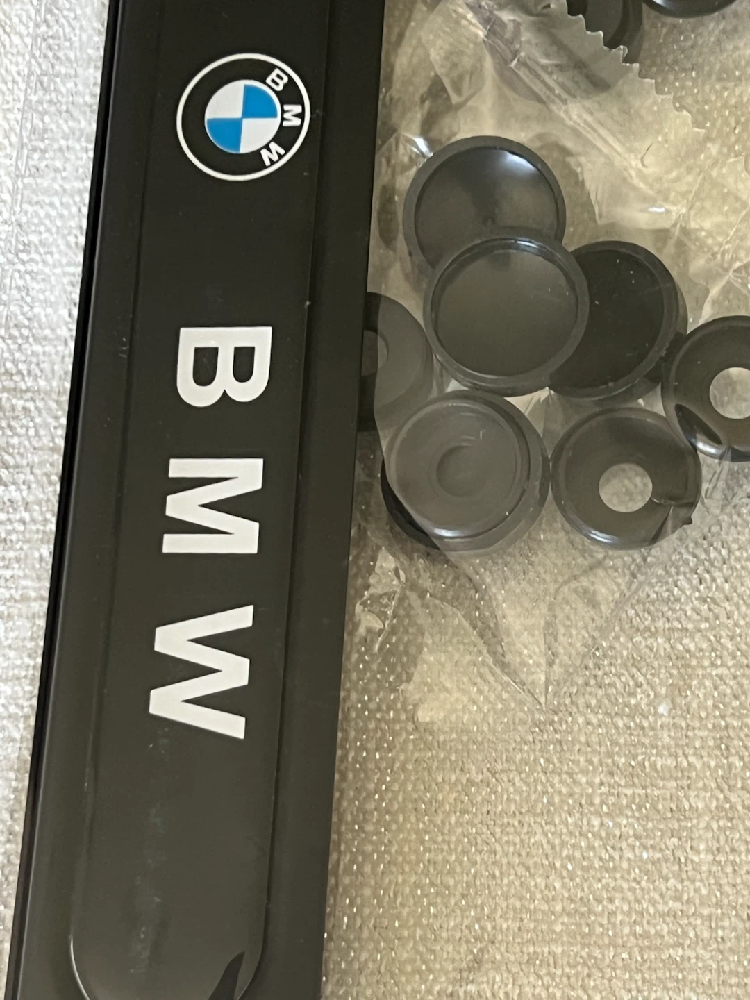 BMW License Plate Frame with Hardware