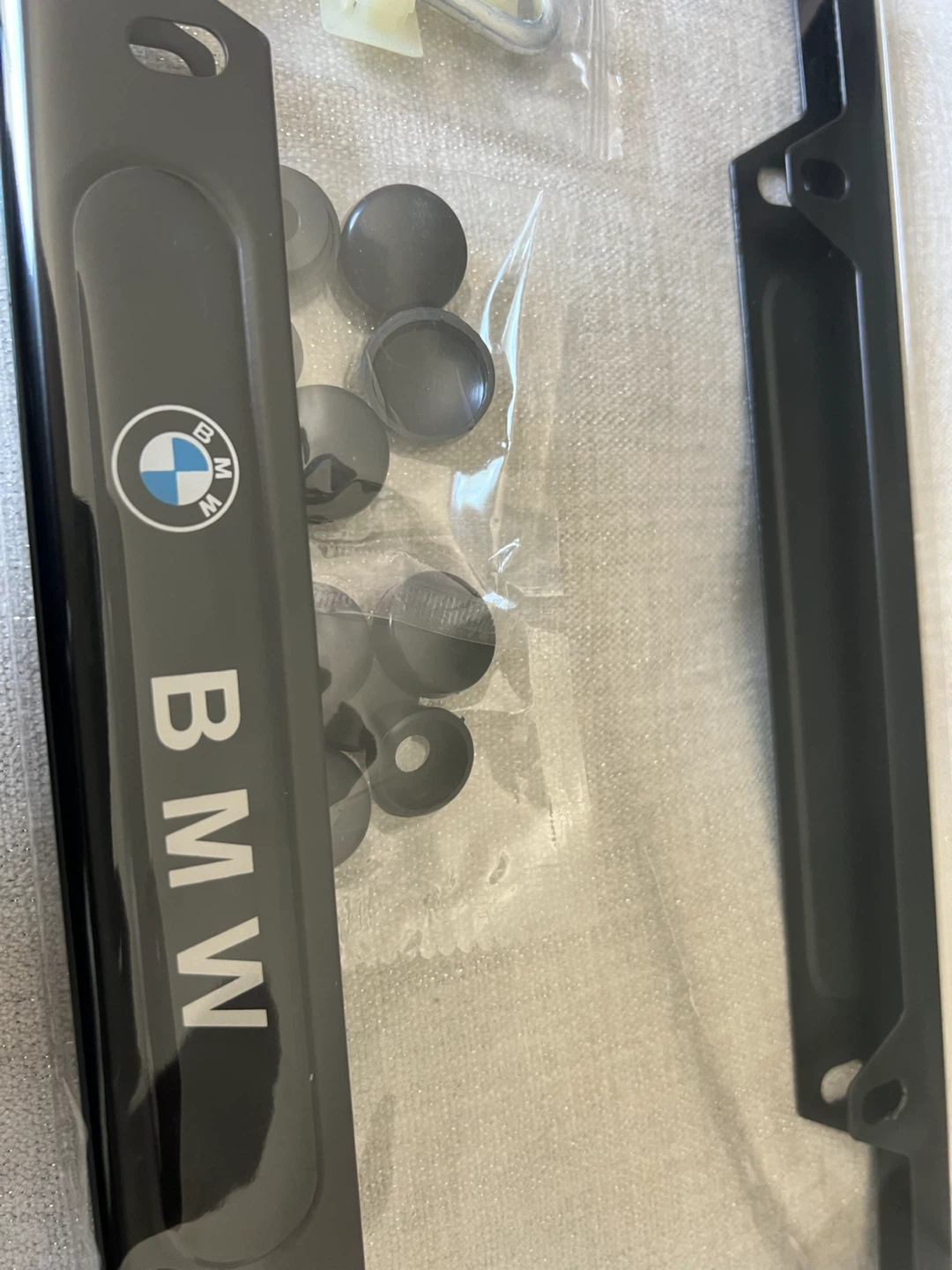 BMW License Plate Frame with Hardware - photo 3