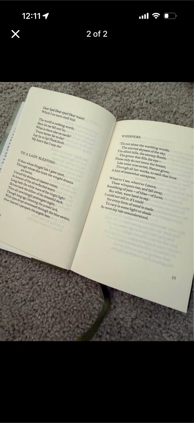 Tennyson Everyman's Library Pocket Poets Book - photo 2