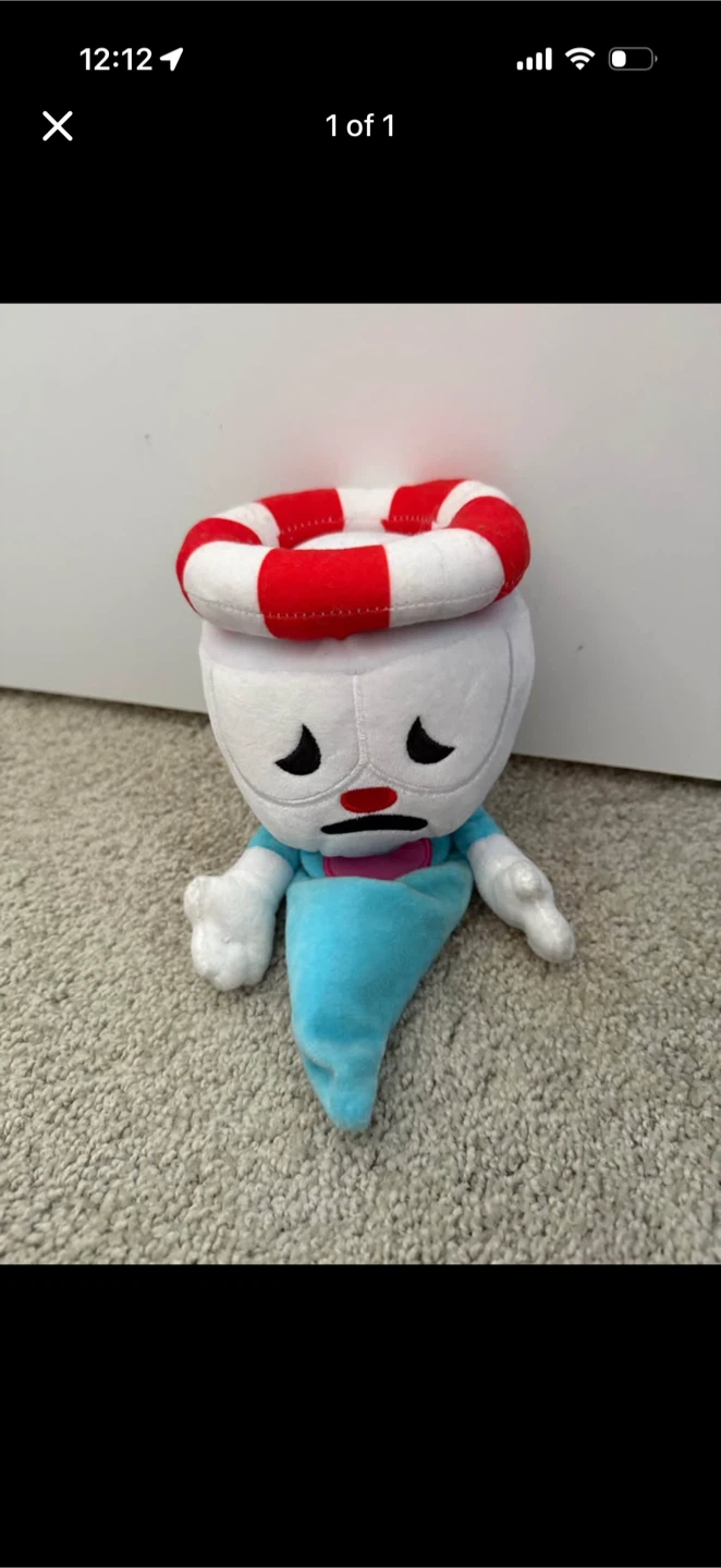 Cuphead The Delicious Last Course Grim Matchstick Plush