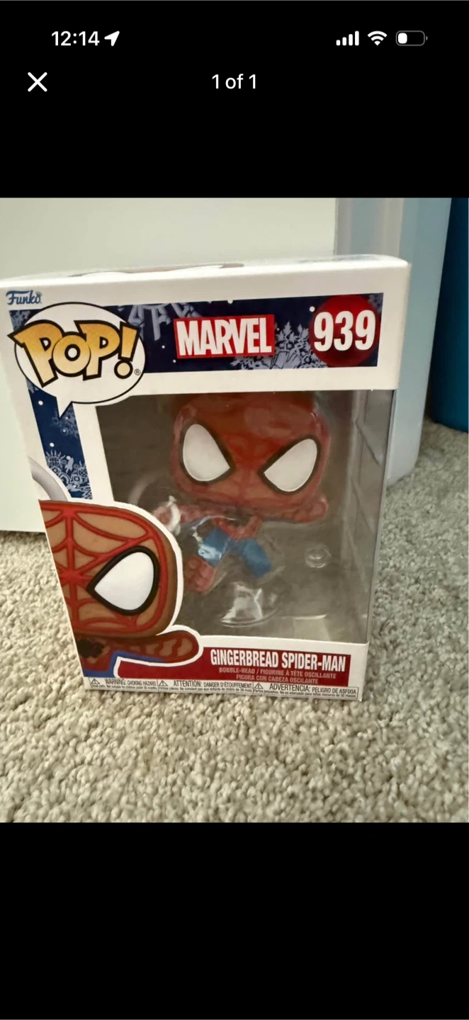 Funko Pop! Marvel Gingerbread Spider-Man #939