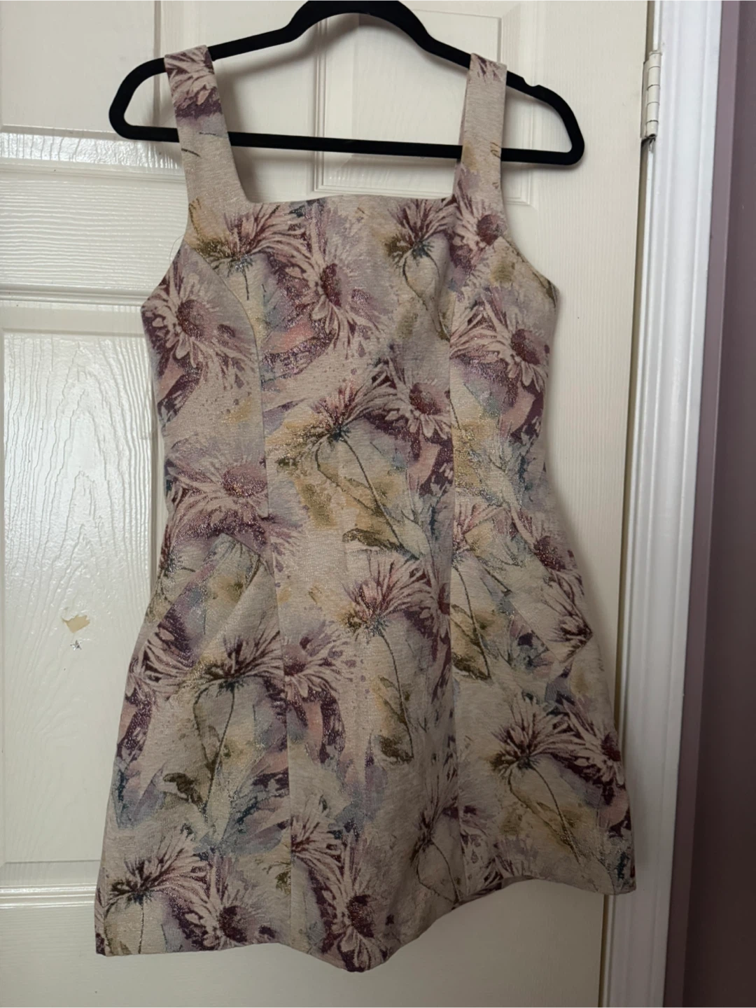 Floral Sleeveless Square Neck Dress - photo 2