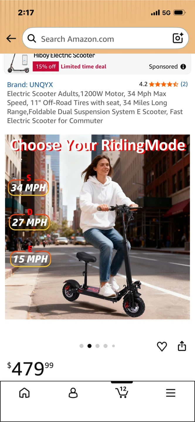 UNQYX Electric Scooter for Adults - photo 2