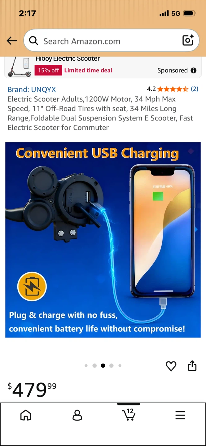 UNQYX Electric Scooter for Adults - photo 3