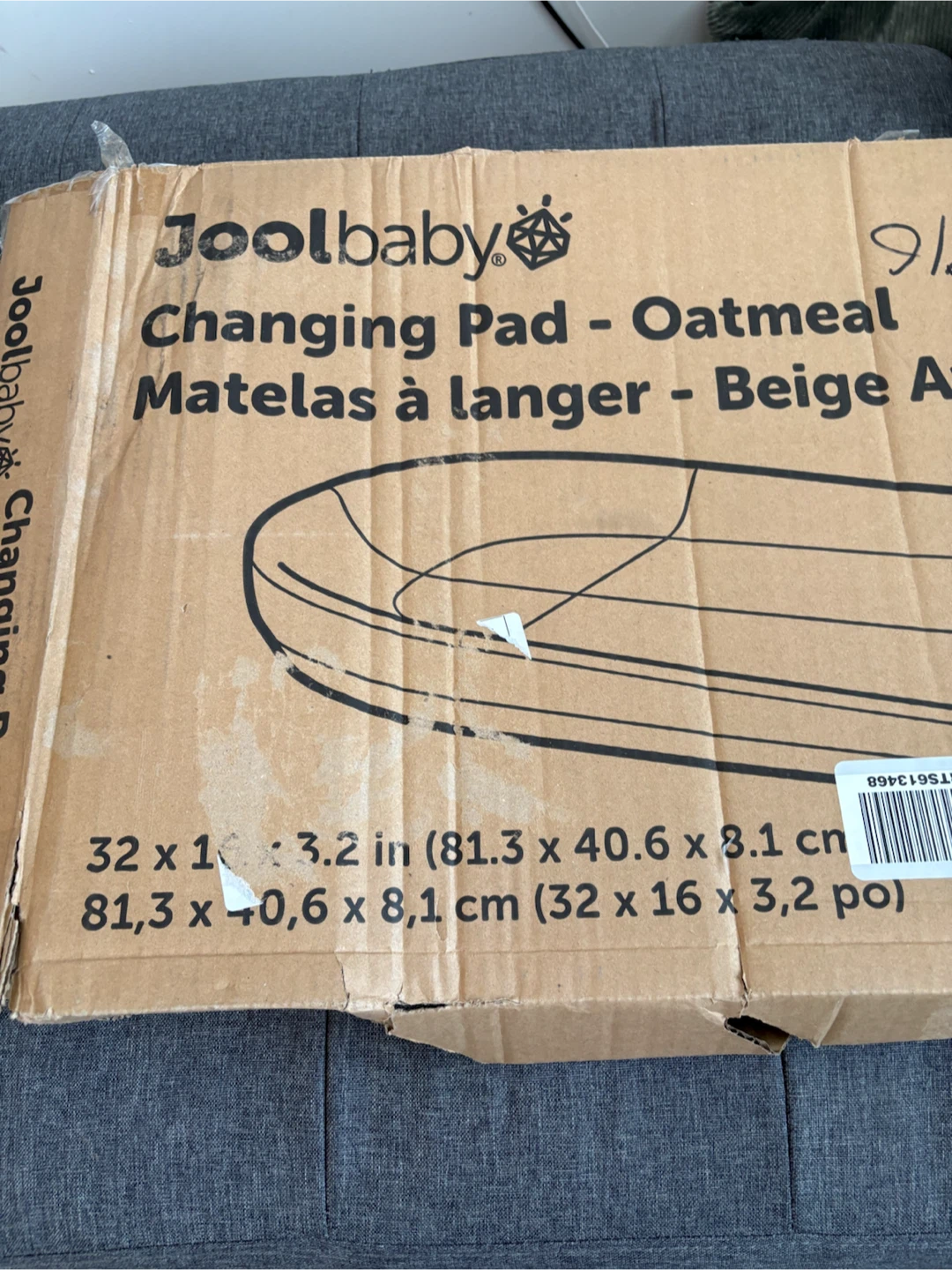 Joolbaby Waterproof Baby Changing Pad – Oatmeal - photo 5