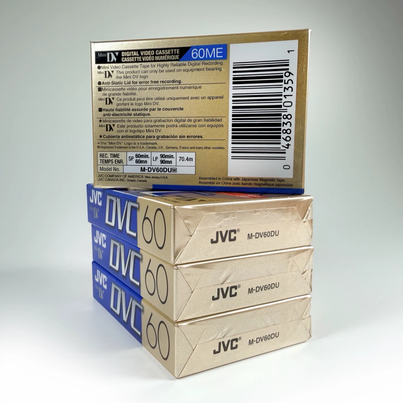 4x JVC DVC 60 Mini DV Cassettes - photo 3