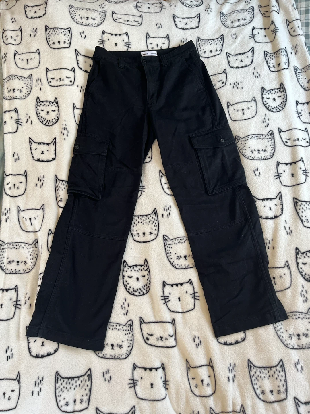 TNA Black Cargo Pants Size 6