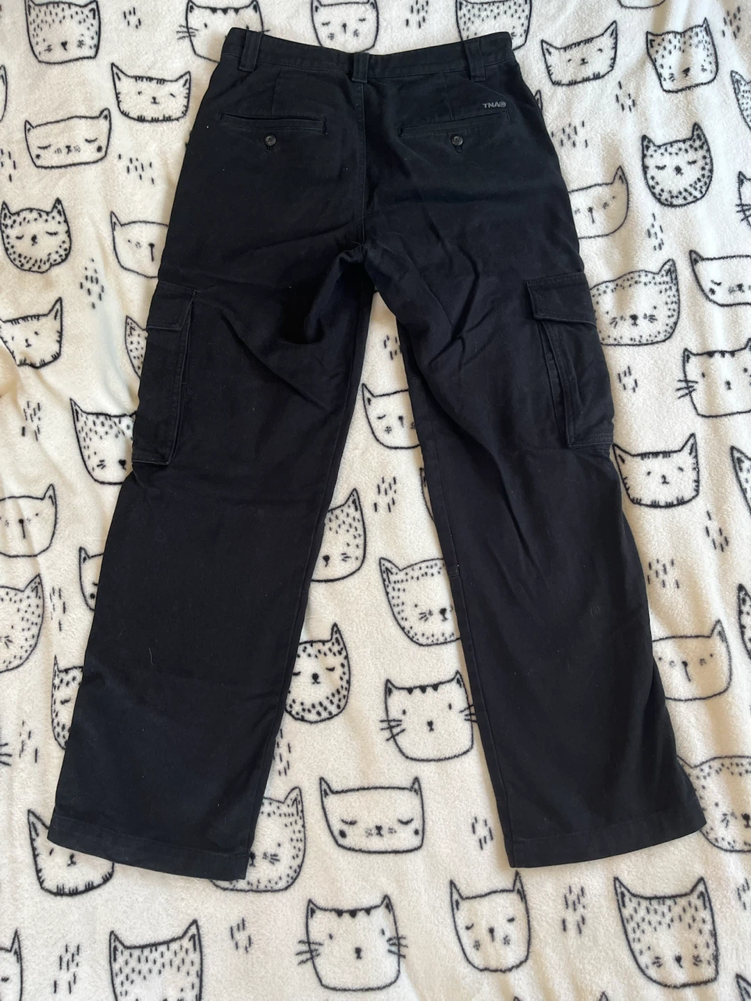 TNA Black Cargo Pants Size 6 - photo 2