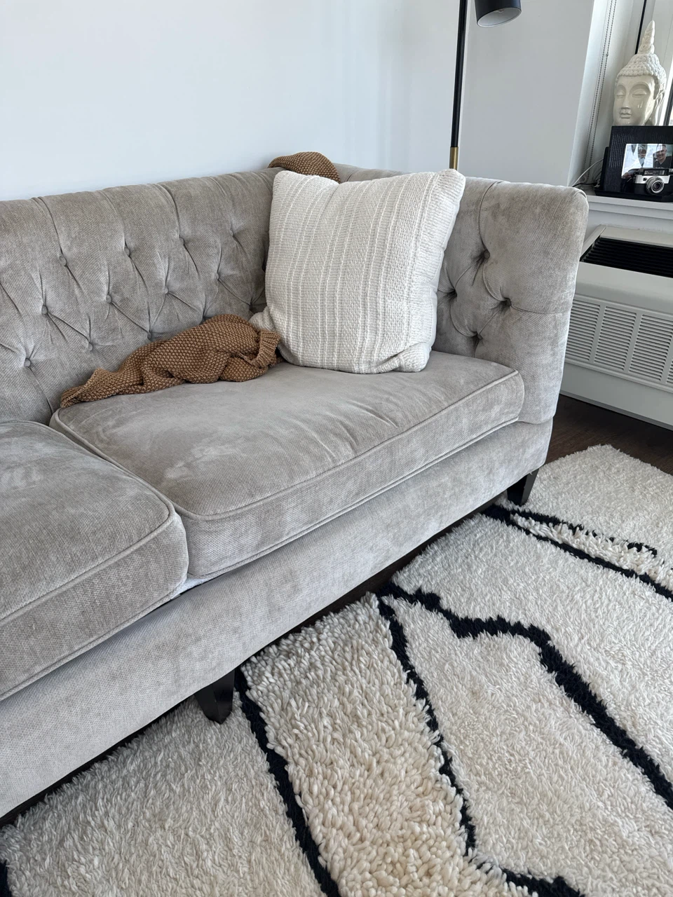 Tufted Upholstered Sofa - photo 3
