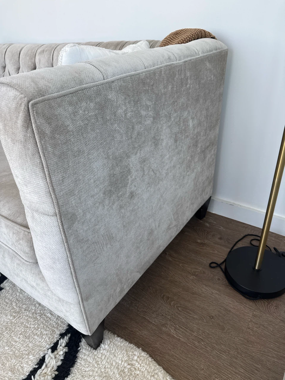Tufted Upholstered Sofa - photo 5