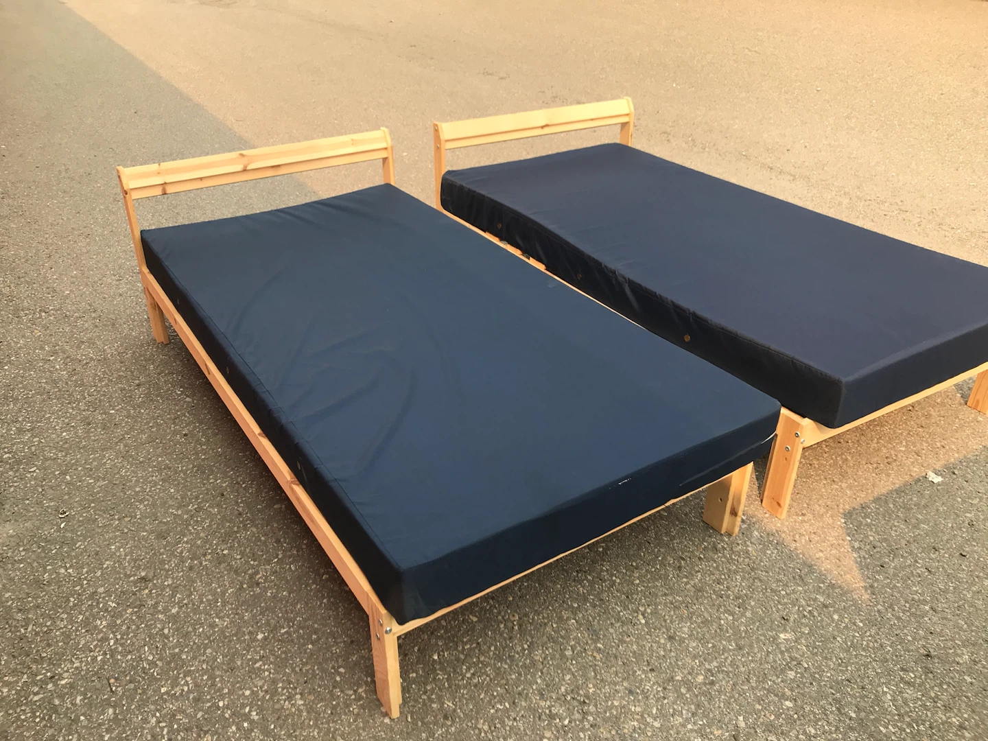 2X ikea twin bed with mattress