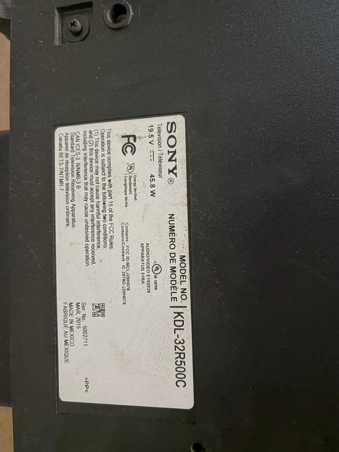 Sony KDL-32R500C BRAVIA TV - photo 2