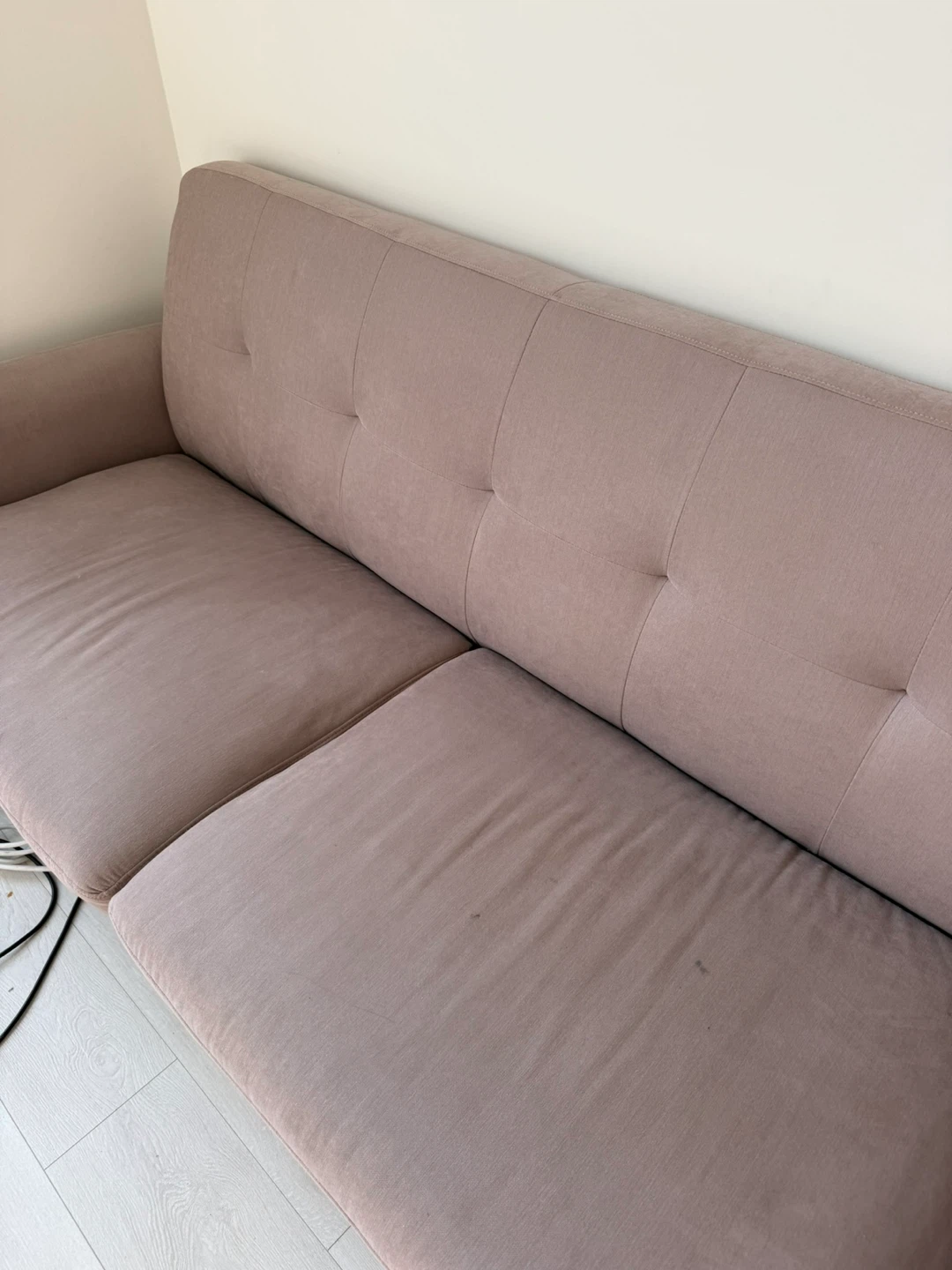 Structube 3-Seater Sofa - Rose - photo 3