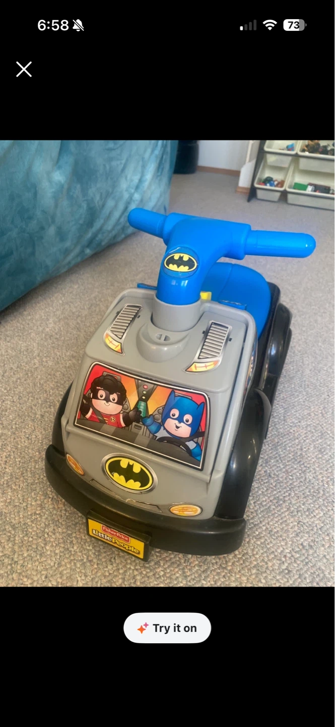 Fisher-Price Little People Batman Ride-On Toy