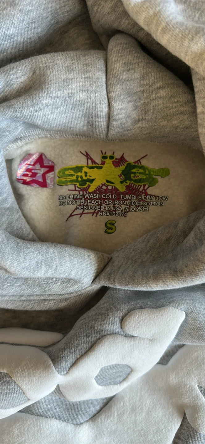 Sp5der hoodie men’s small - photo 2