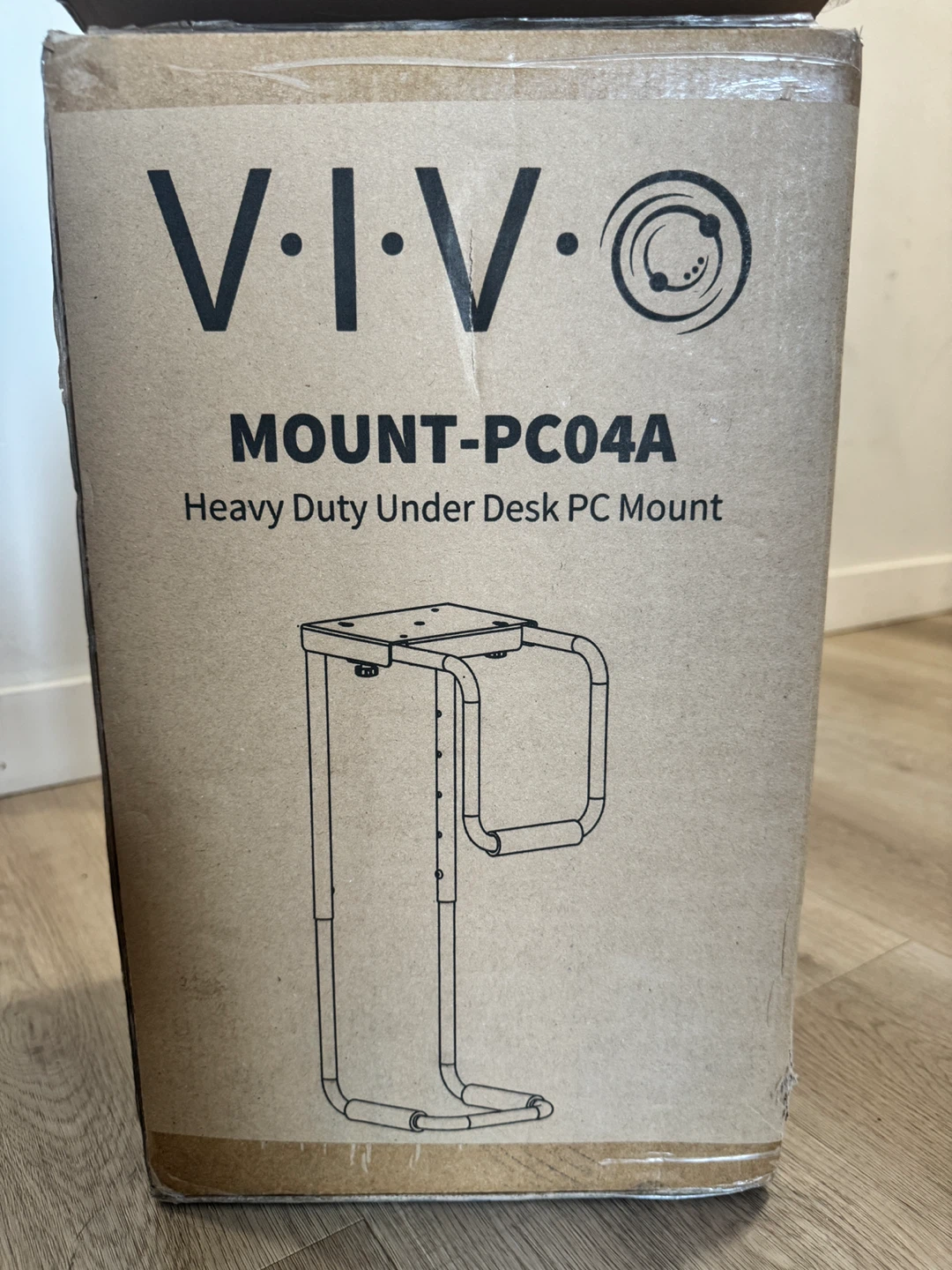 VIVO Heavy Duty Under Desk PC Mount MOUNT-PC04A
