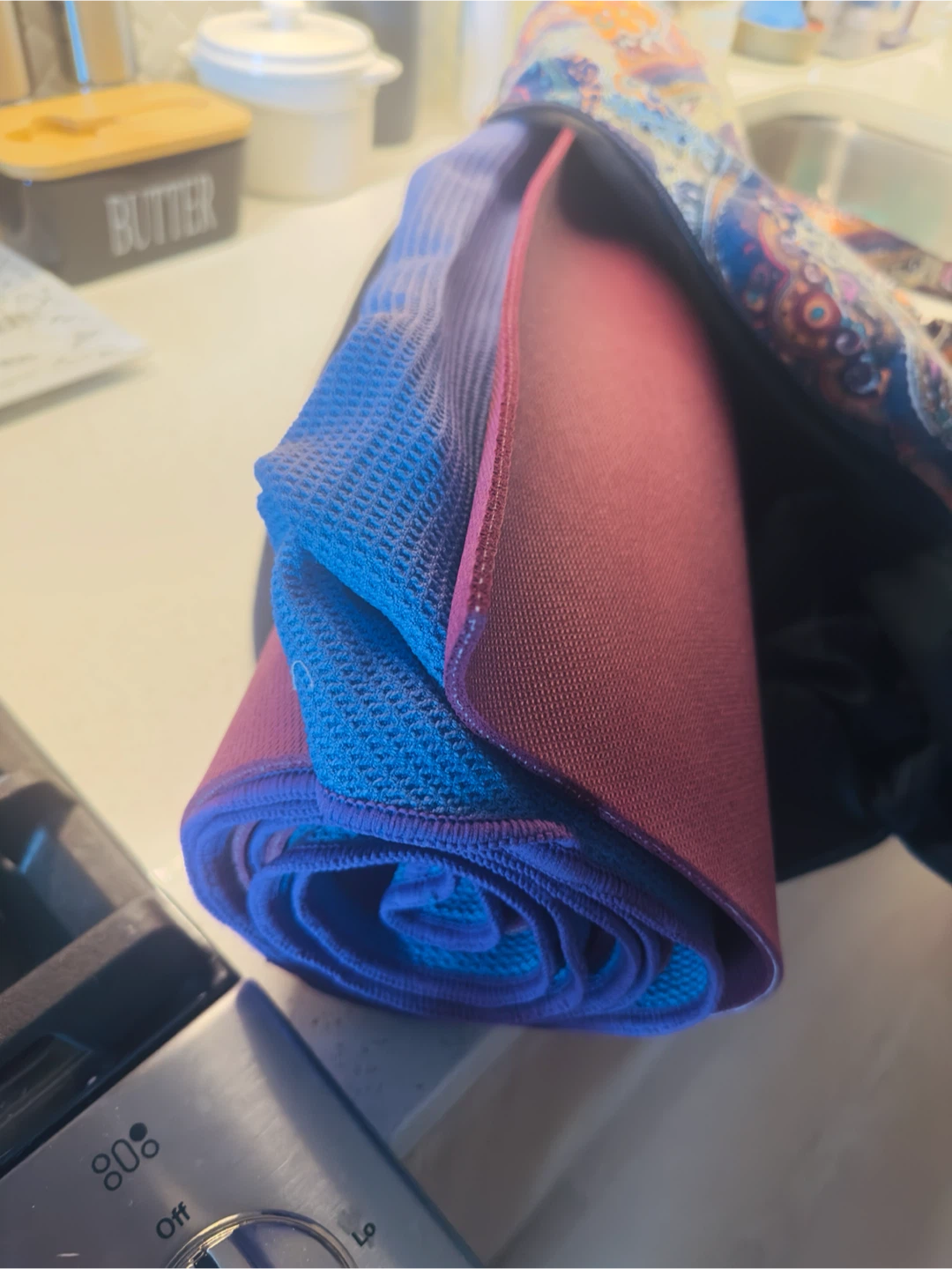 Yoga mat with mat cover and bag