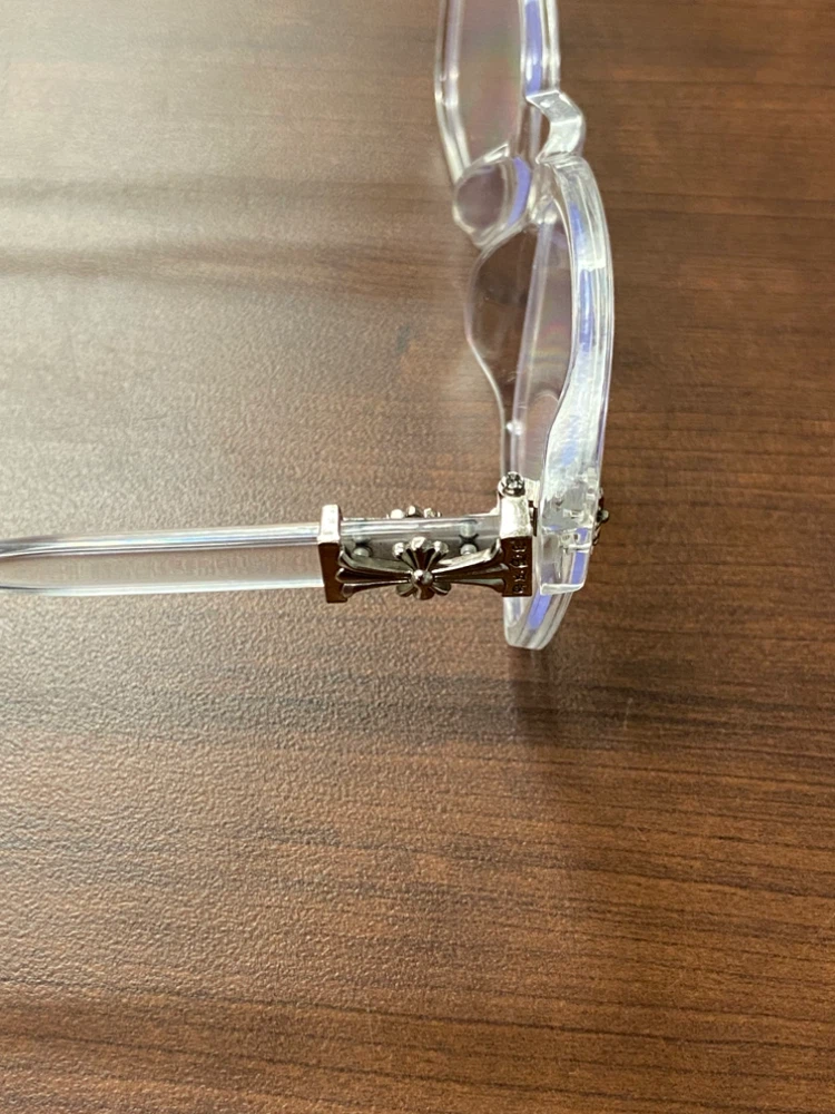 White Chrome Hearts Glasses - photo 4