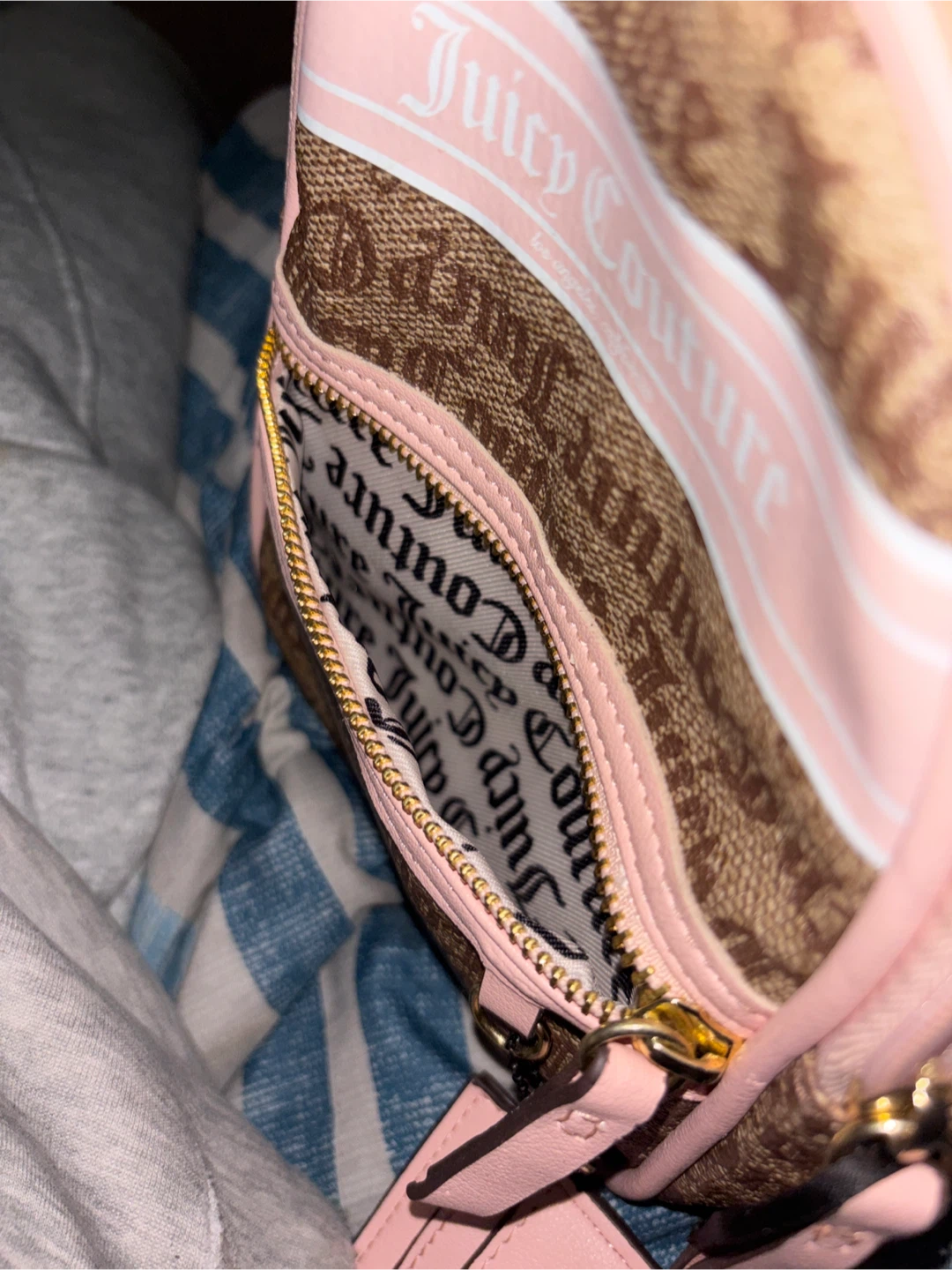 Brown and pink monogram mini backpack - photo 2