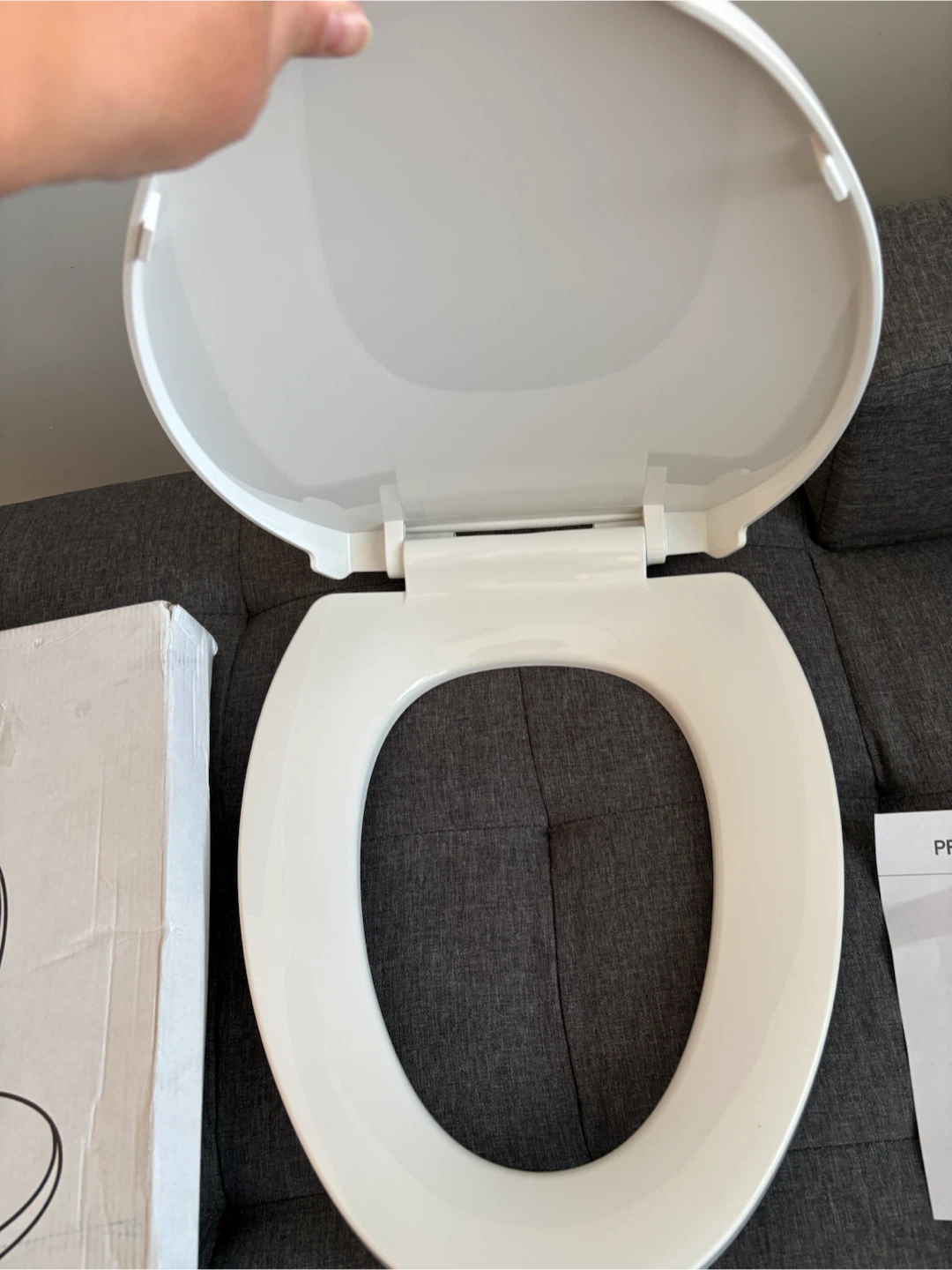 Eillbar Elongated Slow Close Toilet Seat - photo 2