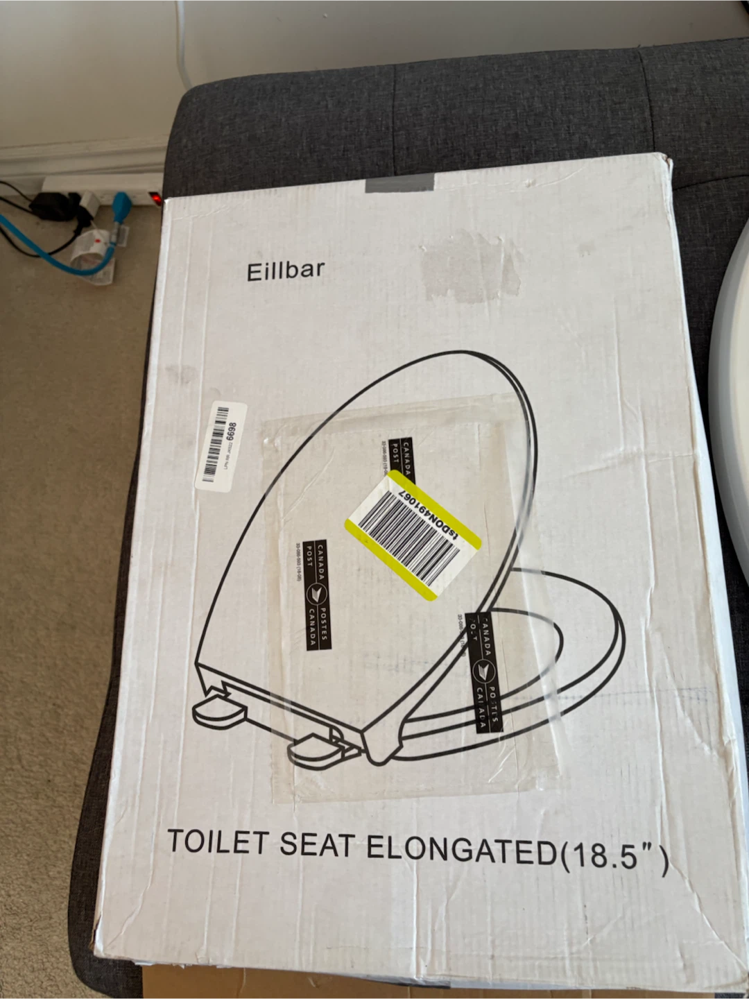 Eillbar Elongated Slow Close Toilet Seat - photo 4