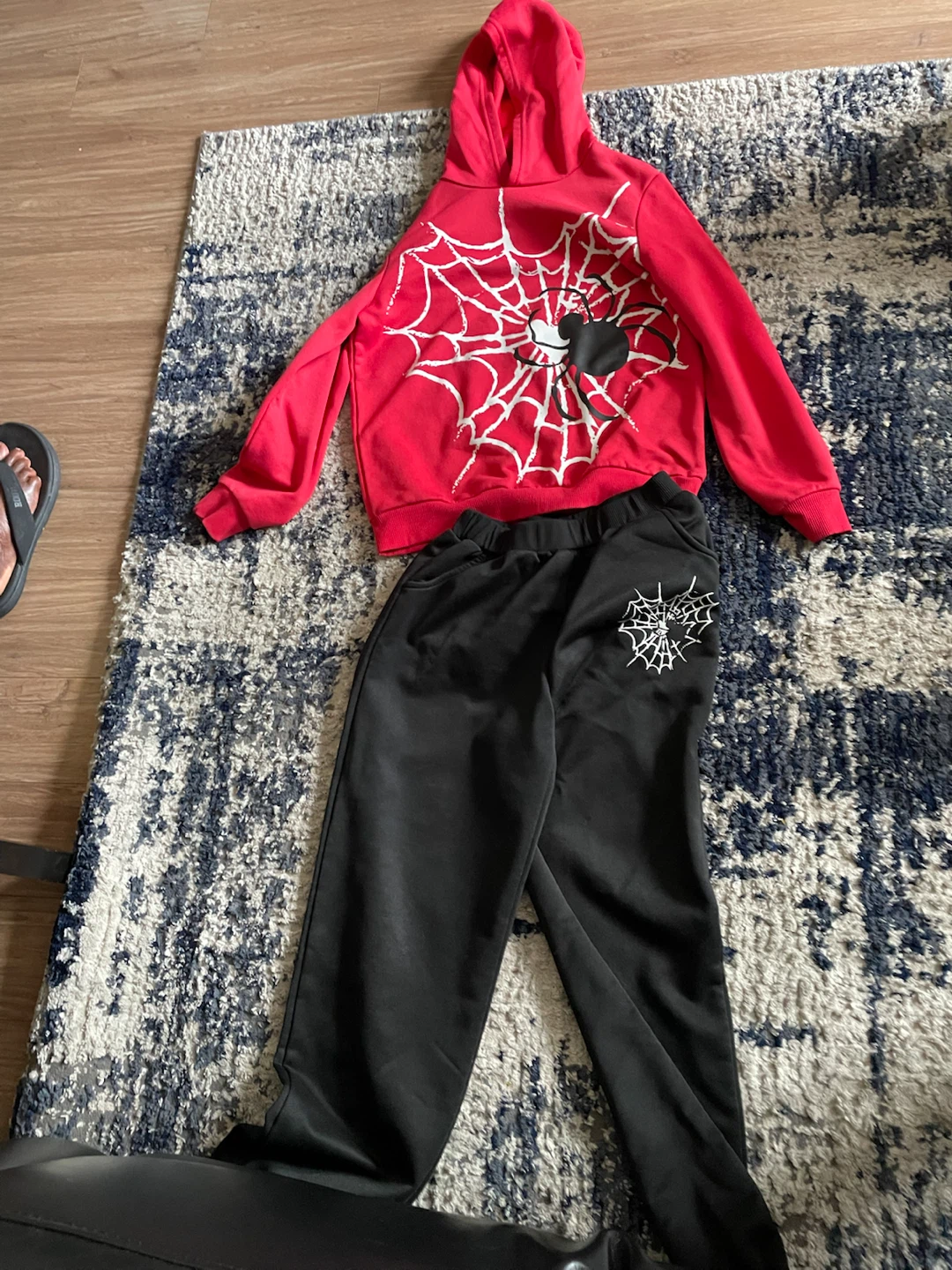 Kids Spiderweb Hoodie and Pants Set