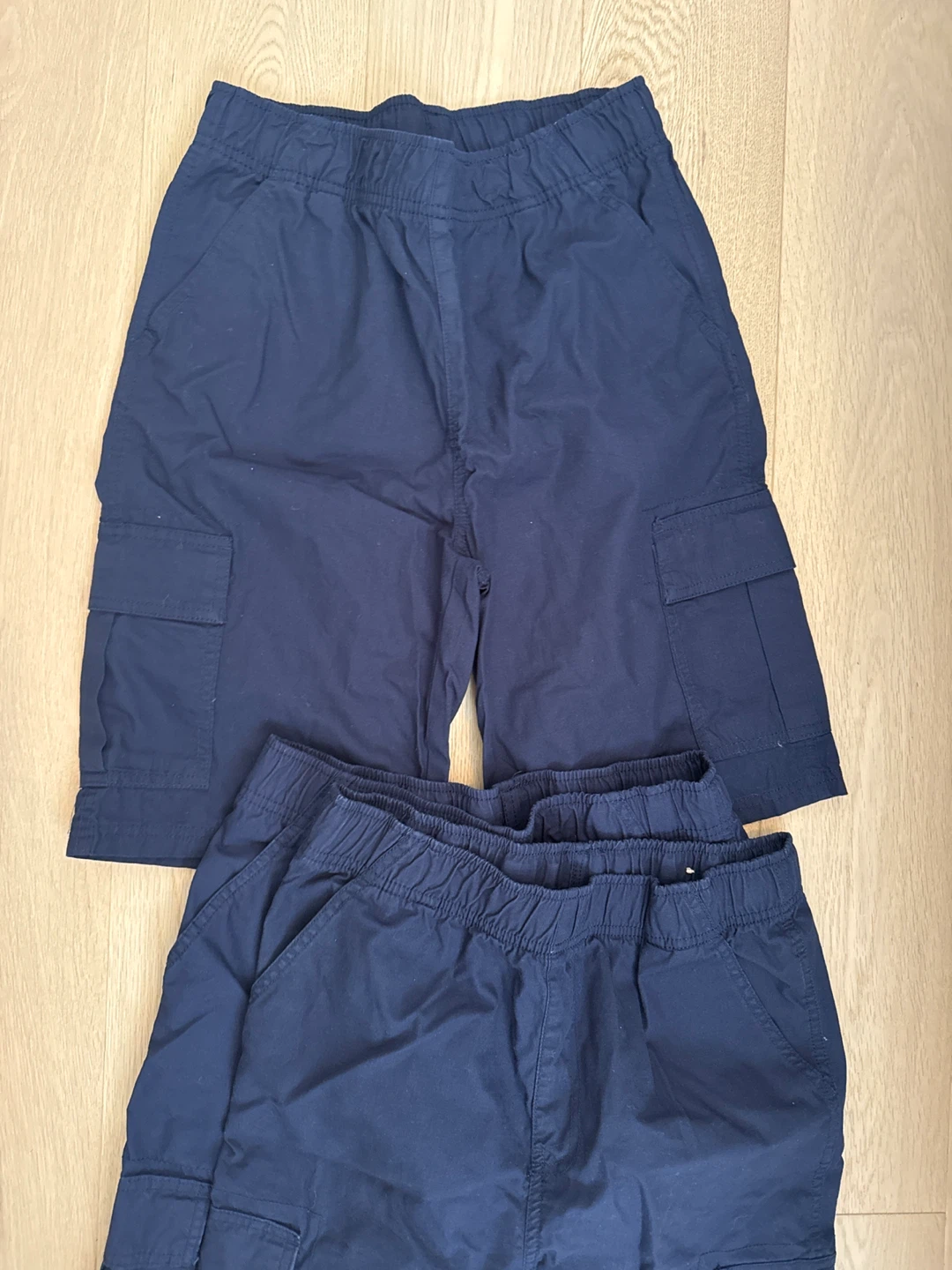 Navy Blue Cargo Shorts (2 Pairs)