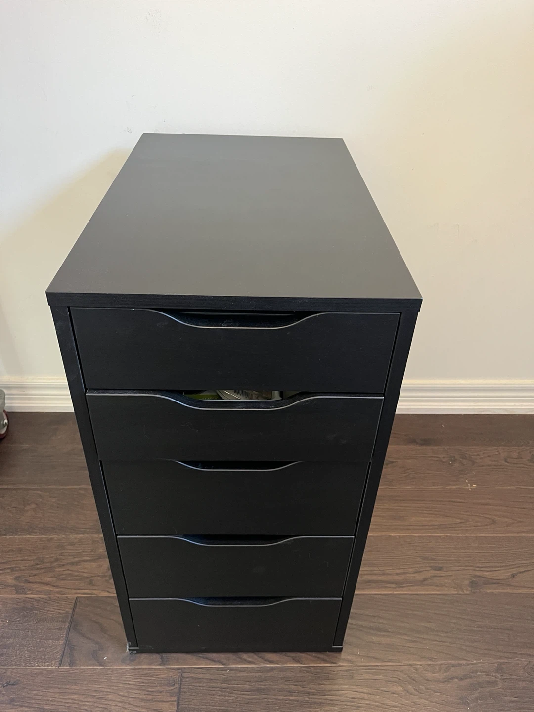 Black Alex 5-Drawer Chest - photo 2