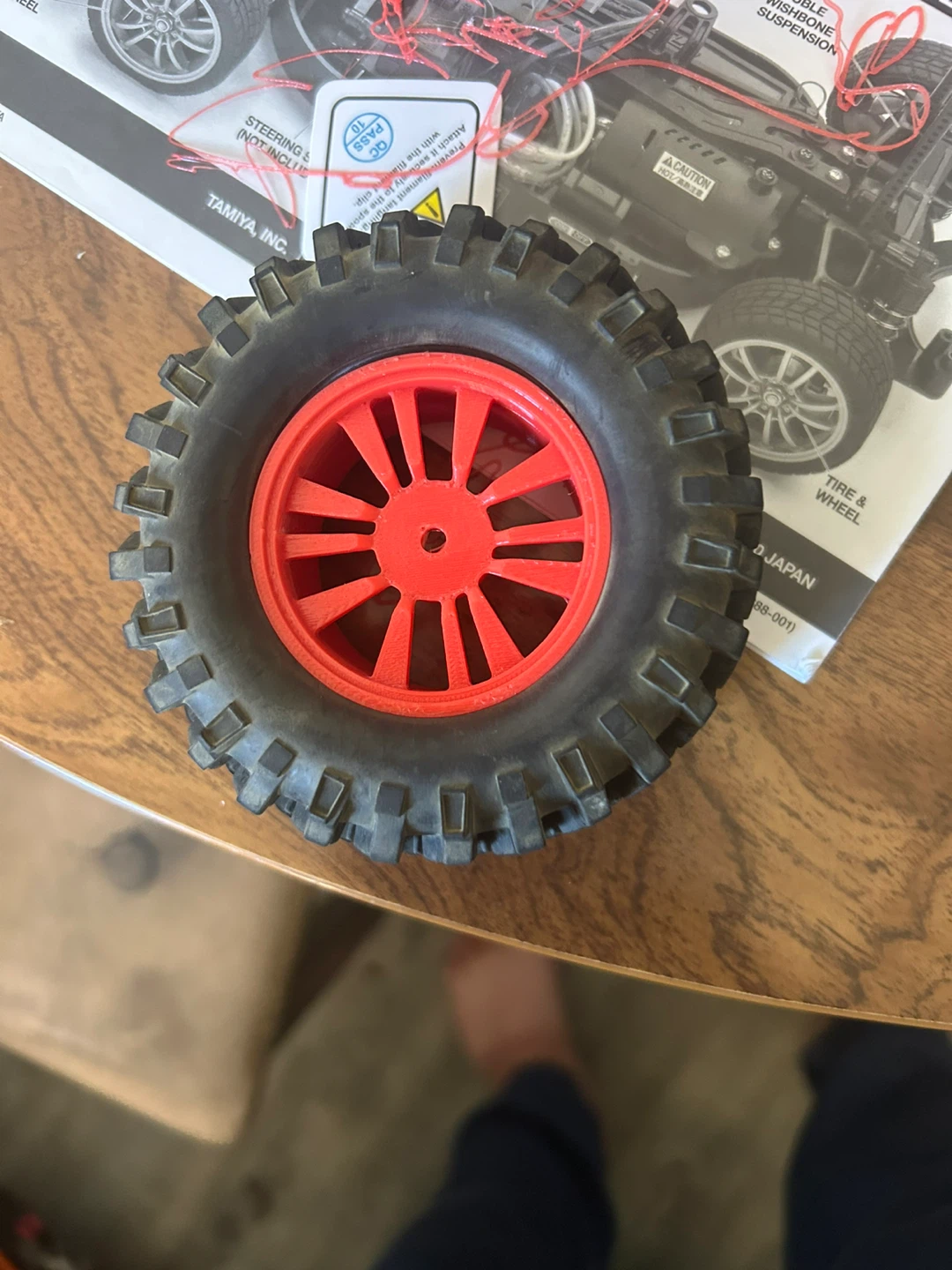 Tamiya 3d printed rims