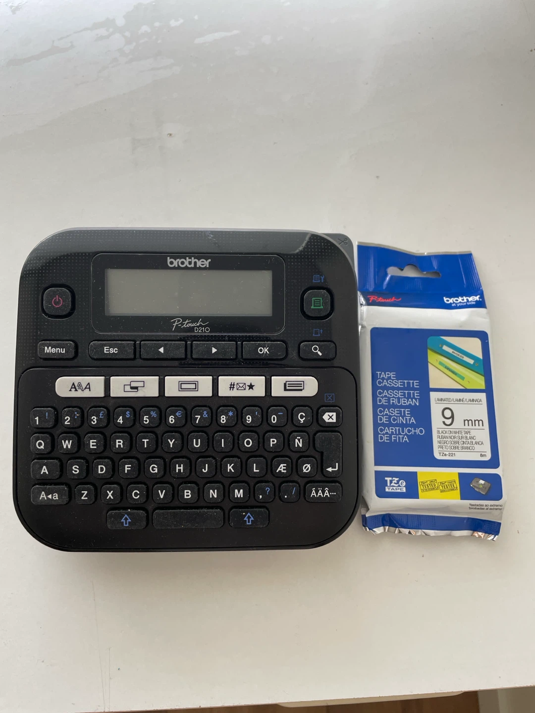 Brother P-touch D210 Label Maker with 9mm Tape