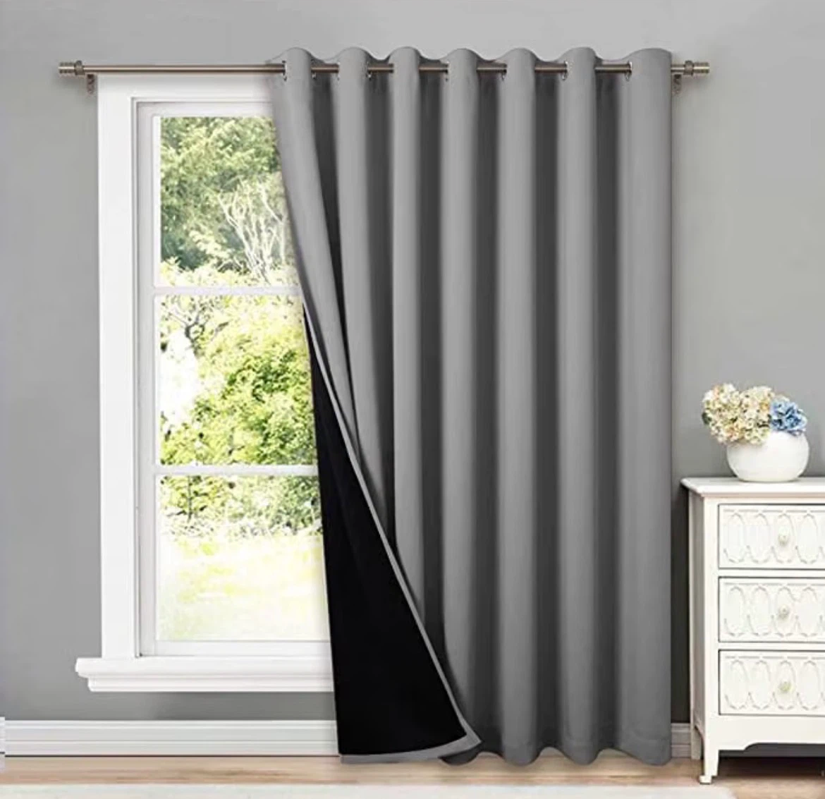 100% Blackout Curtain – Extra Wide 100" x 108"