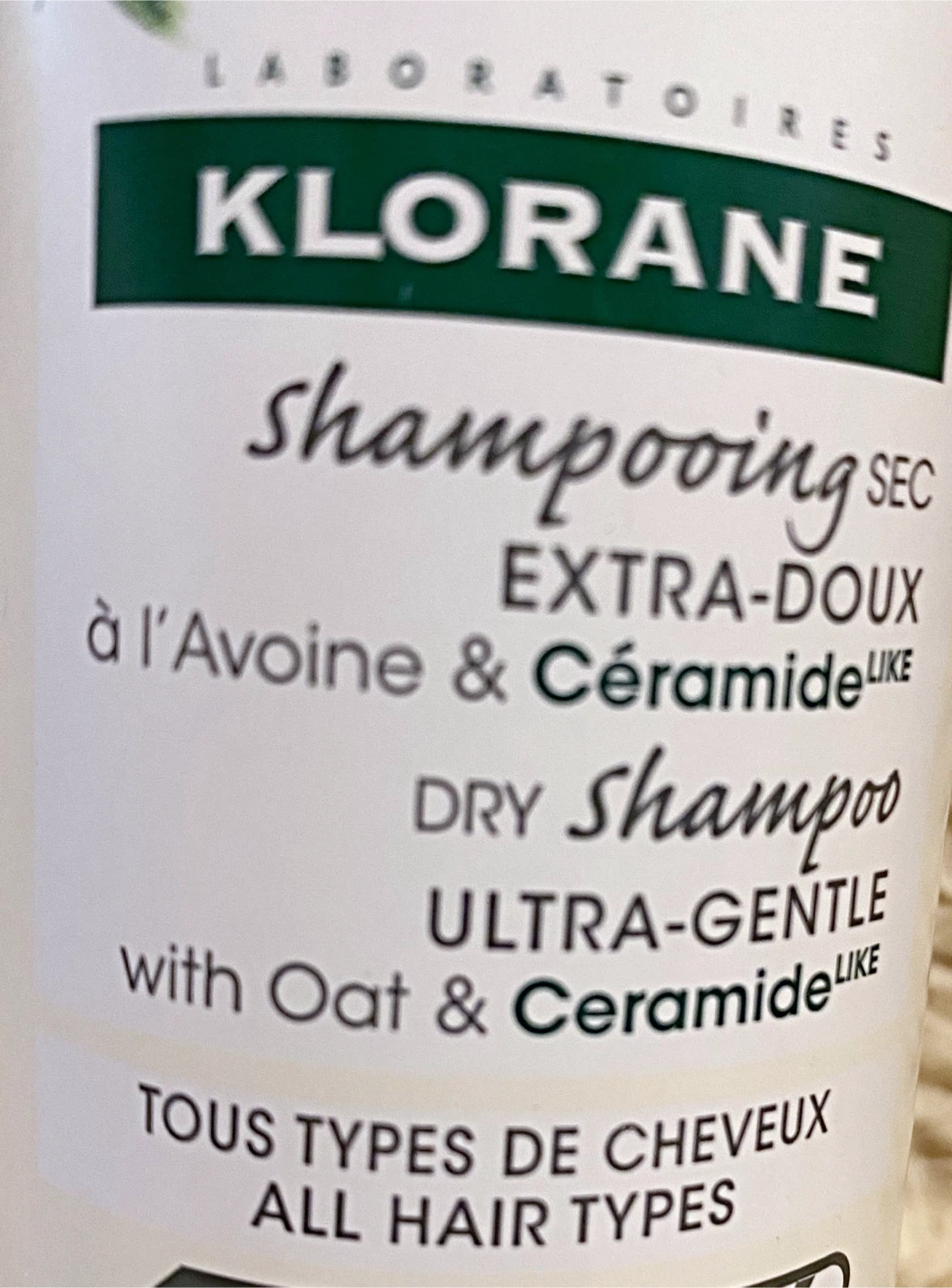 Klorane Dry Shampoo with Oat & Ceramide - Value Size - photo 3