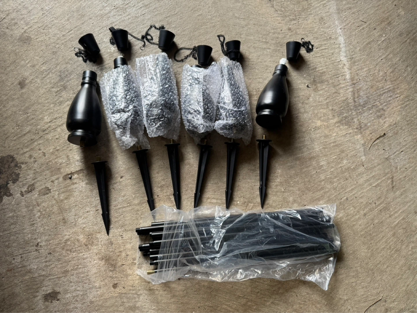Brand New - (6) pack of 60inch tall citronella torches - photo 2