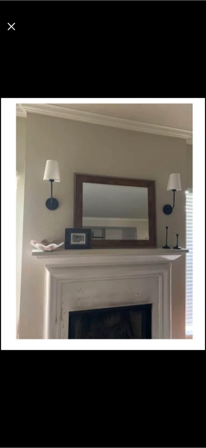 Vintage Style Wall Sconces White Fabric Shade, Hardwired - photo 5