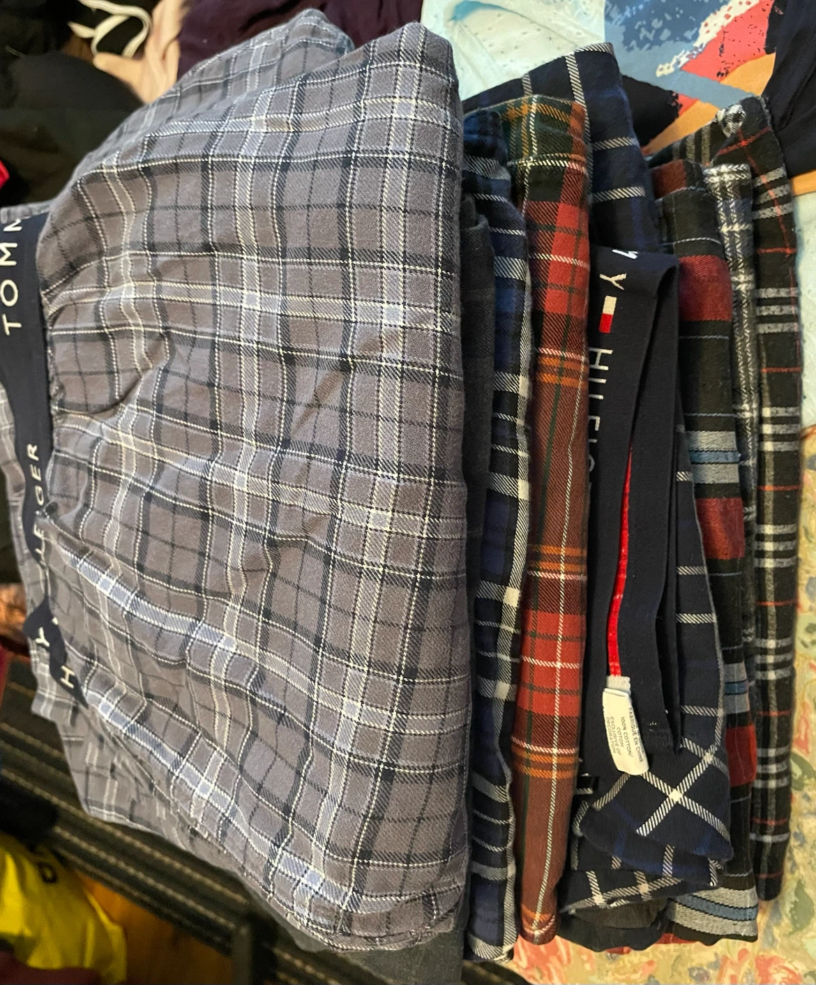 9 Pairs of Men's Plaid Sleepwear/Lounge Pants Bundle - photo 2