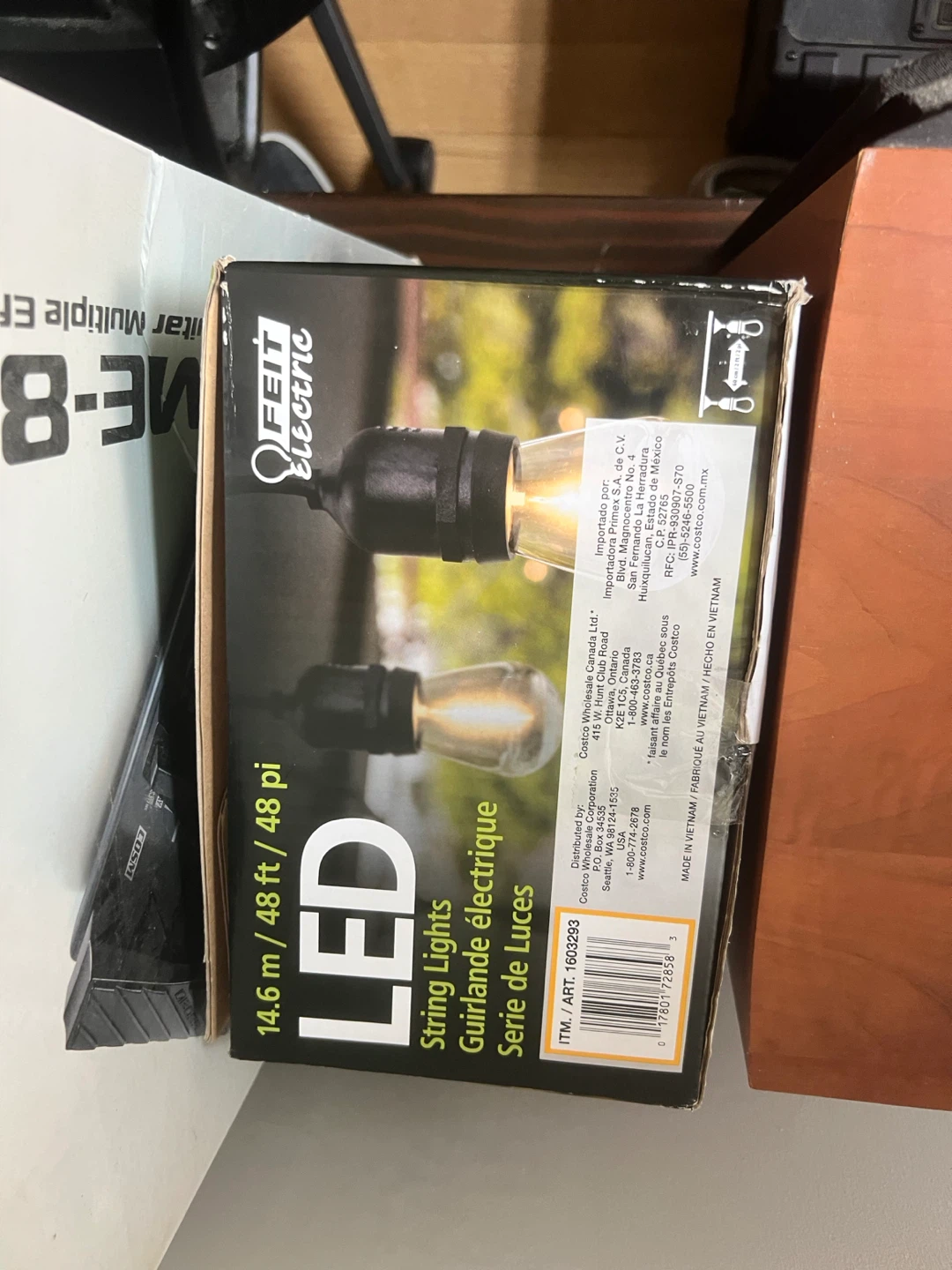 Feit Electric LED String Lights 14.6m/48ft