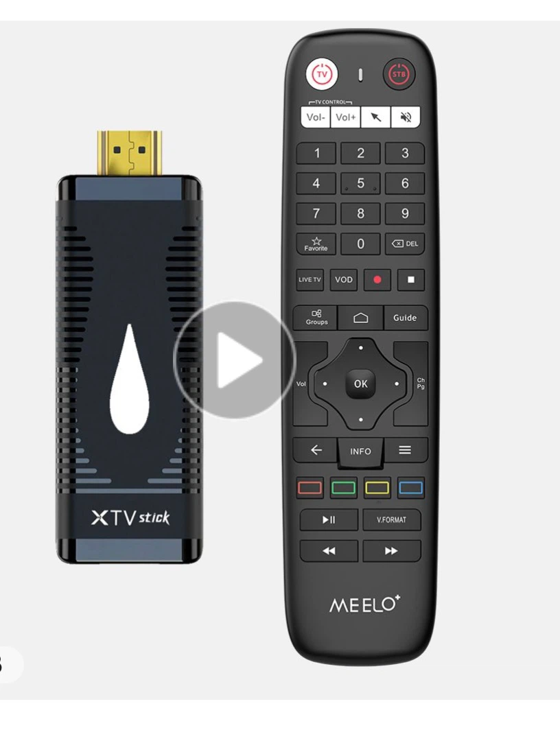 XTV stick Media Player with Remote
