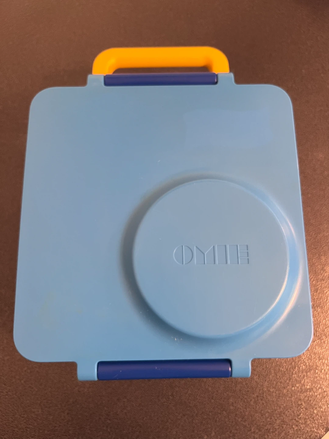 OmieBox Insulated Bento Lunch Box – Monster Blue/Yellow