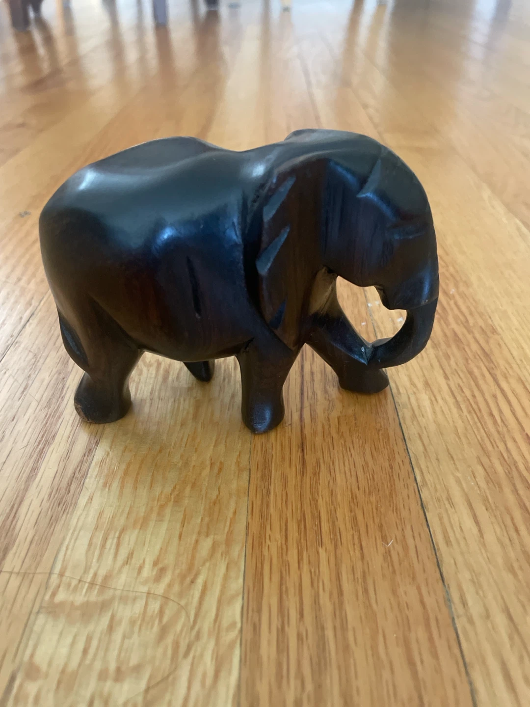 Wooden Elephant Figurine from South Africa